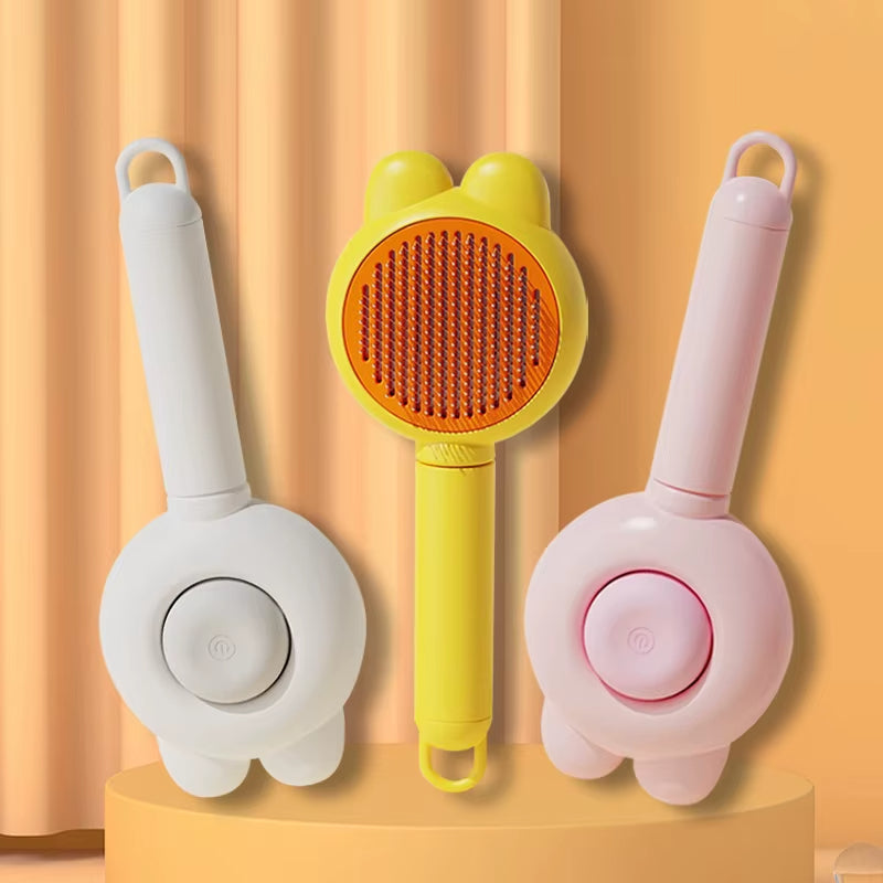 One-Click Pet Grooming Brush: The Perfect Gift for a Fur-Free Home