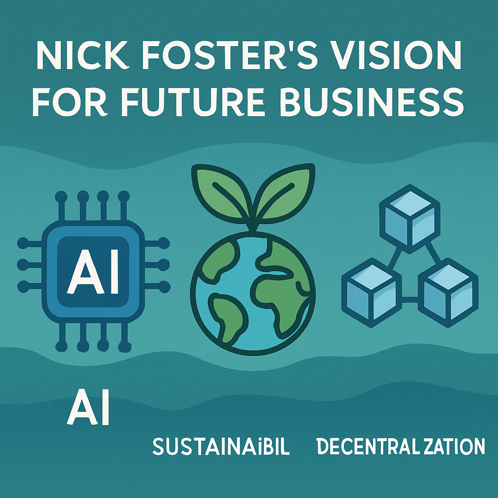 Nick Foster’s Vision for Future Business: AI, Sustainability & Decentralization