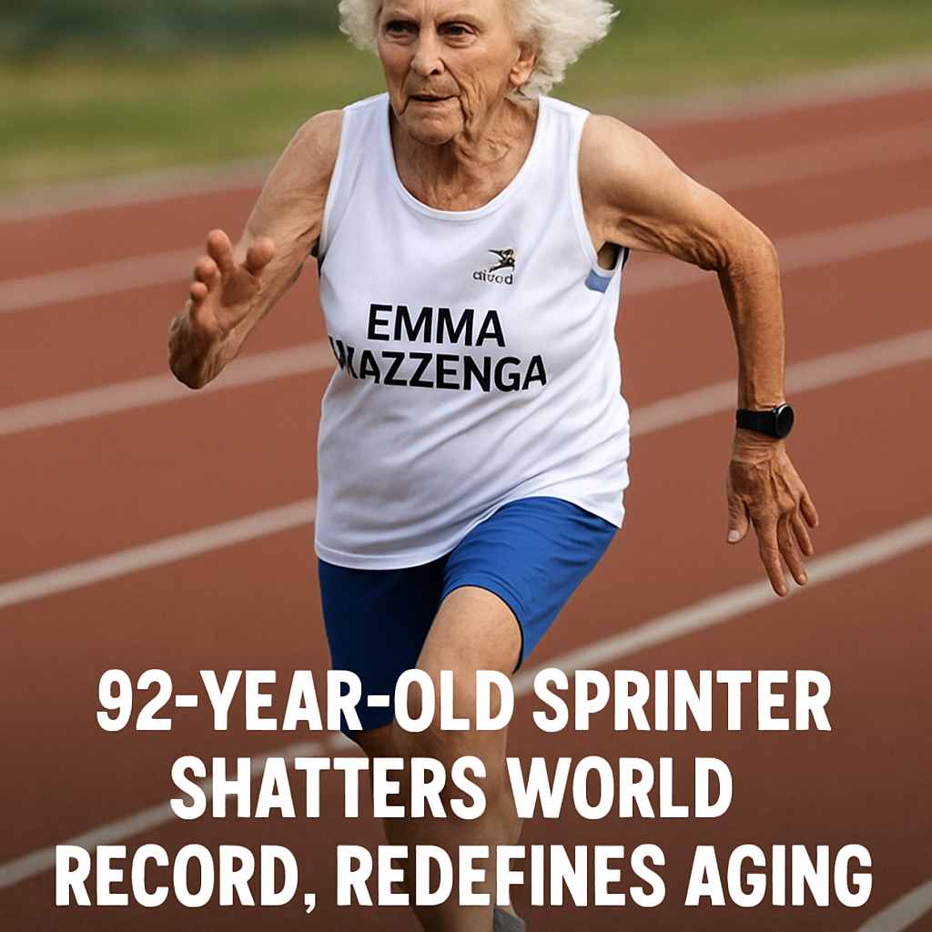Emma Mazzenga: 92-Year-Old Sprinter Shatters World Record, Redefines Aging