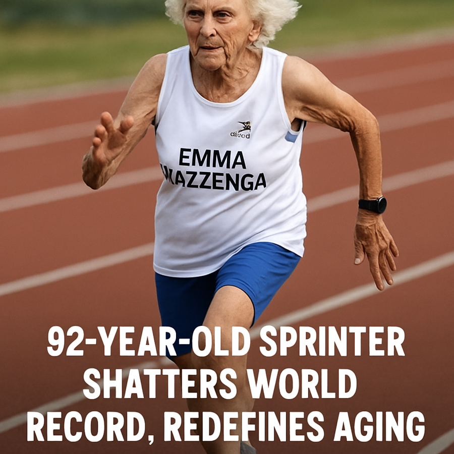 Emma Mazzenga: 92-Year-Old Sprinter Shatters World Record, Redefines Aging