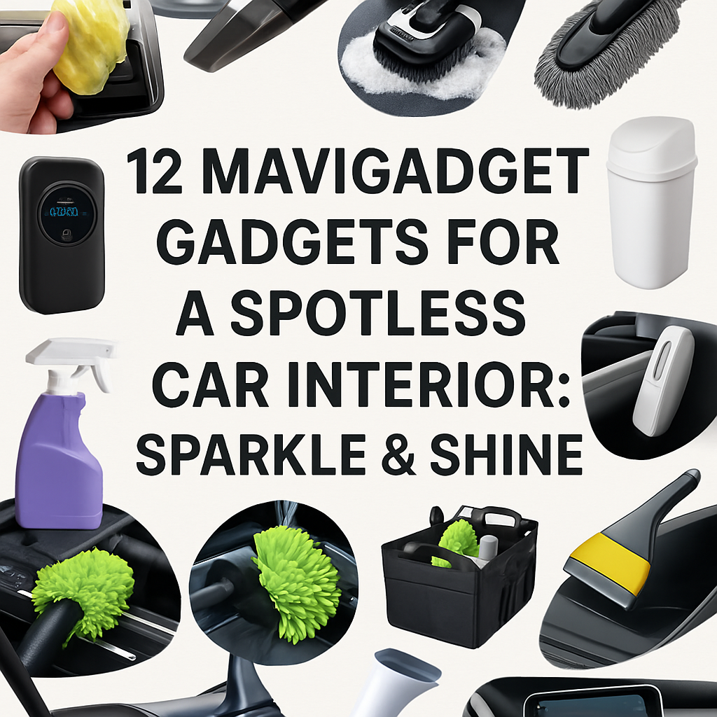 12 Mavigadget Gadgets for a Spotless Car Interior: Sparkle & Shine
