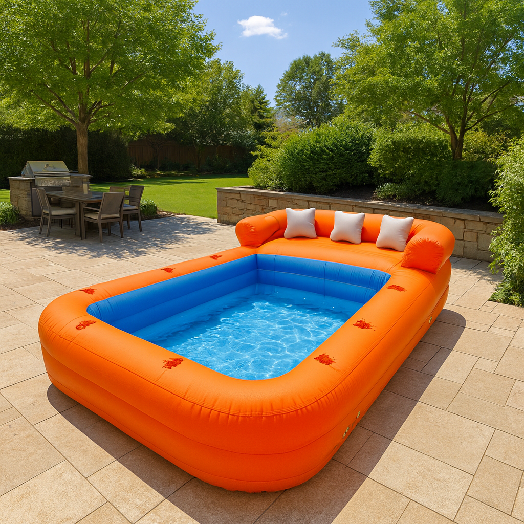 Giant Inflatable Sofa Pool: The Ultimate Backyard Luxury & Unique Summer Gift