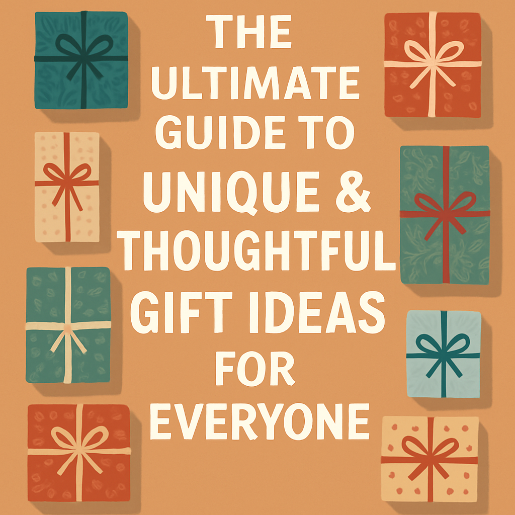 The Ultimate Guide to Unique & Thoughtful Gift Ideas for Everyone