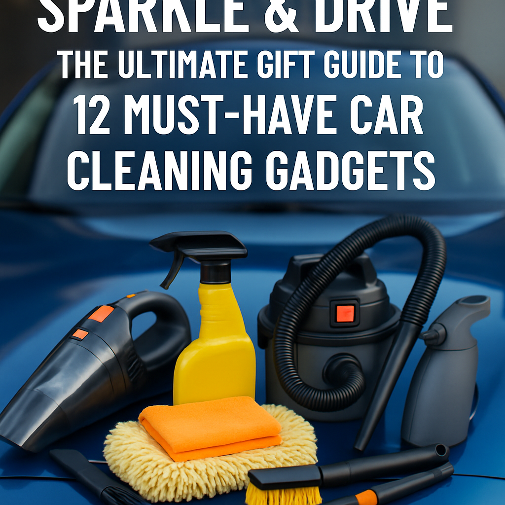 Sparkle & Drive: The Ultimate Gift Guide to 12 Must-Have Car Cleaning Gadgets