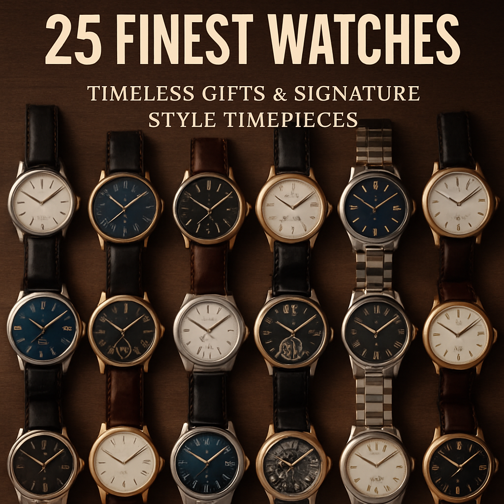 Mavigadget’s 25 Finest Watches: Timeless Gifts & Signature Style Timepieces
