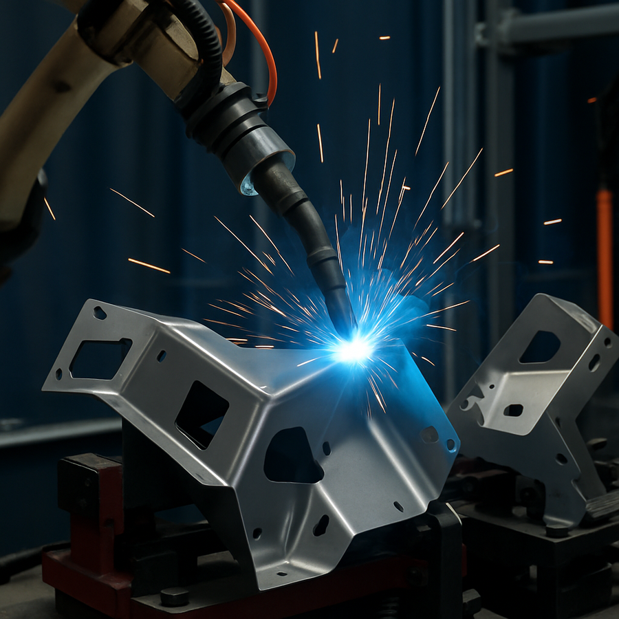 Advanced Sheet Metal Welding: Building Lighter, Stronger Robots