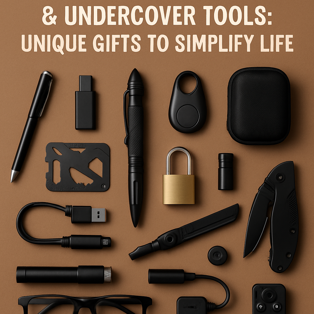 14 Secret Gadgets & Undercover Tools: Unique Gifts to Simplify Life