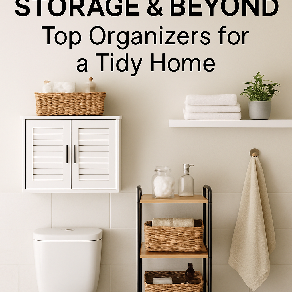 Smart Bathroom Storage & Beyond: Top Organizers for a Tidy Home