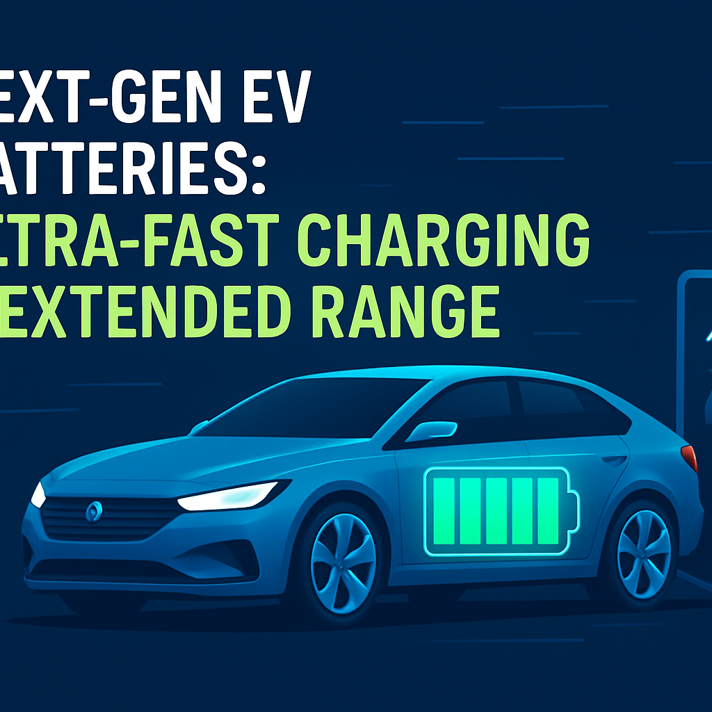 Next-Gen EV Batteries: Ultra-Fast Charging & Extended Range
