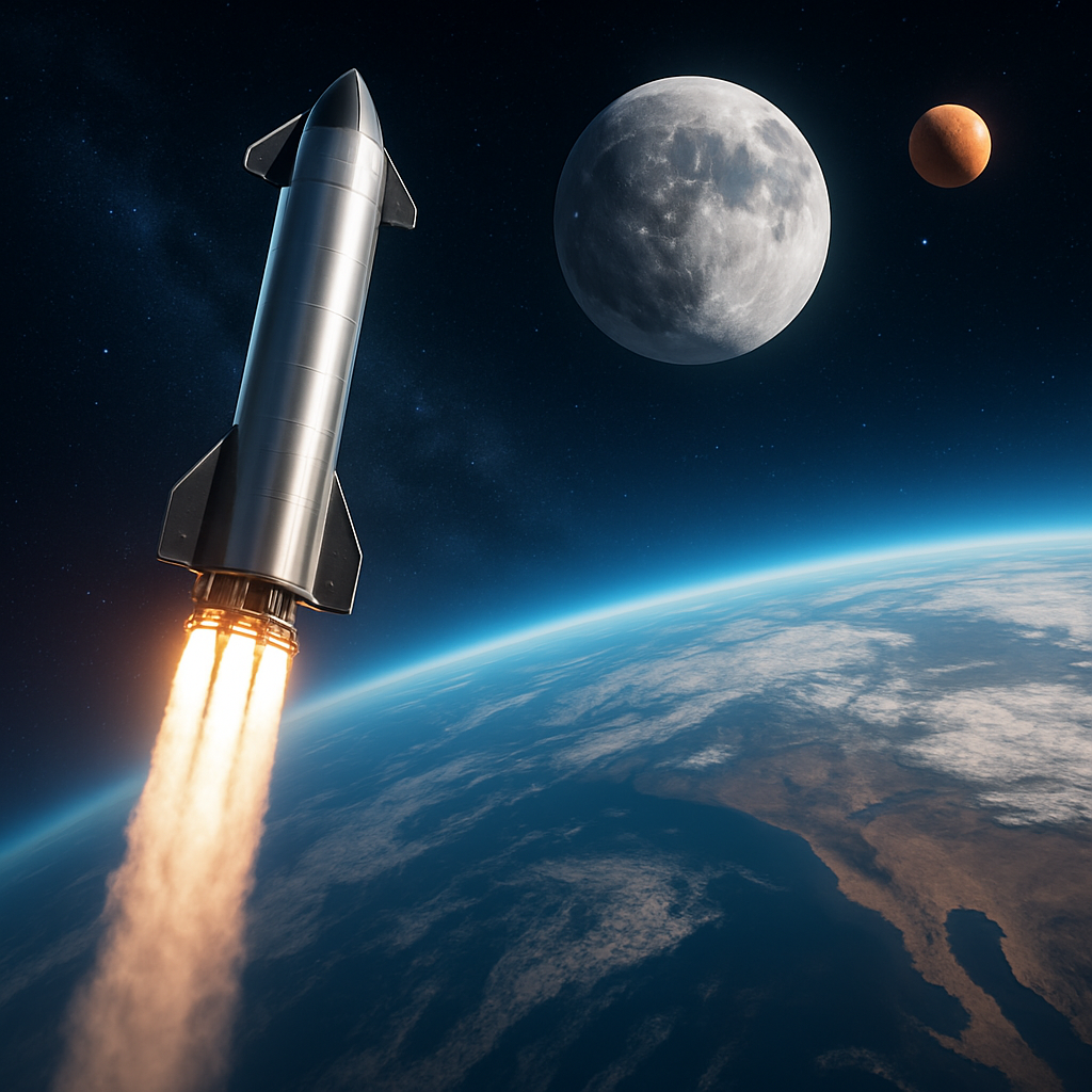SpaceX Starship: 100 Tons to Orbit, Revolutionizing Moon & Mars Missions
