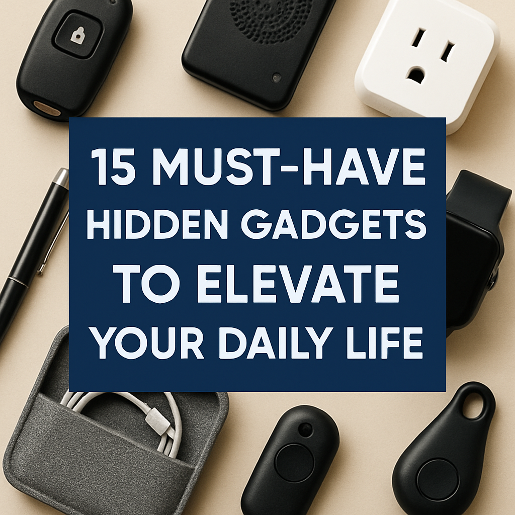 15 Must-Have Hidden Gadgets to Elevate Your Daily Life