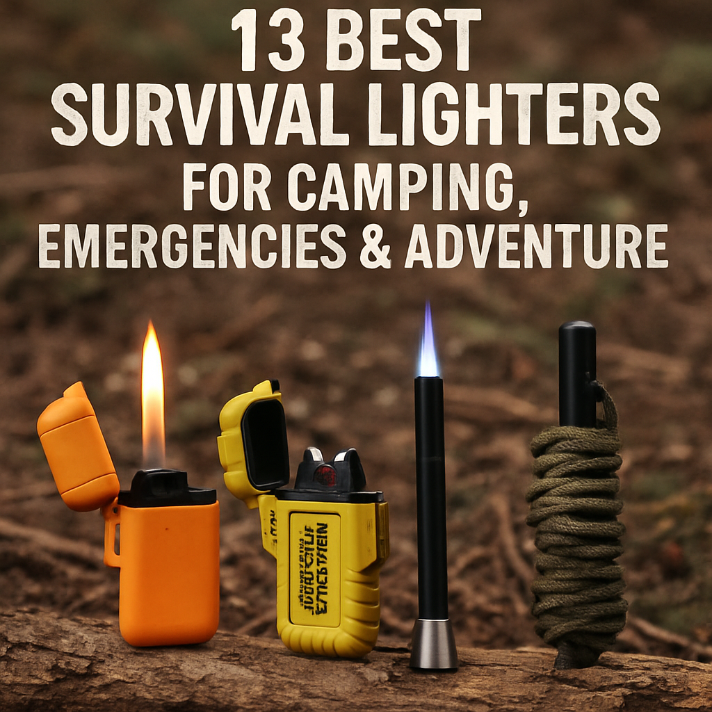 13 Best Survival Lighters for Camping, Emergencies & Adventure
