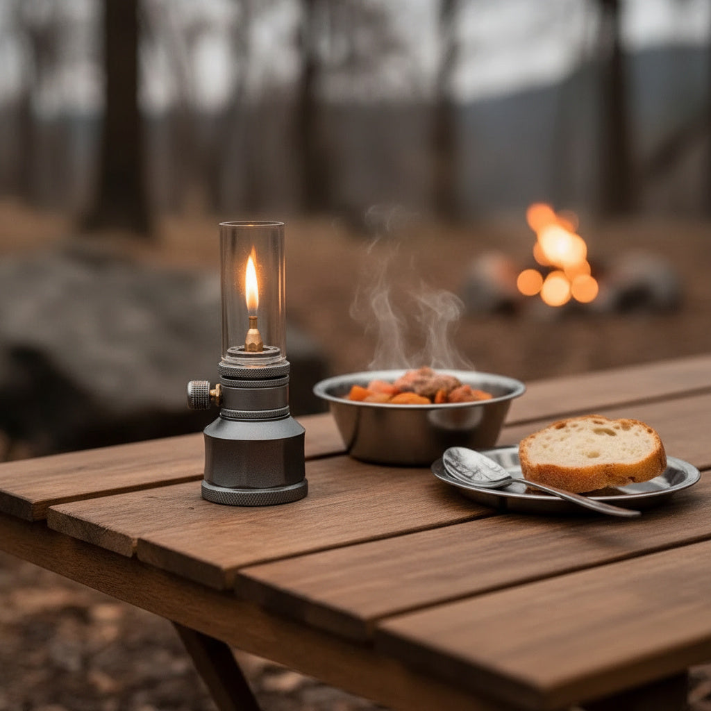 Mountain Peak Campsite Lamp: The Unique Gift for Vintage Glow & Outdoor Adventures