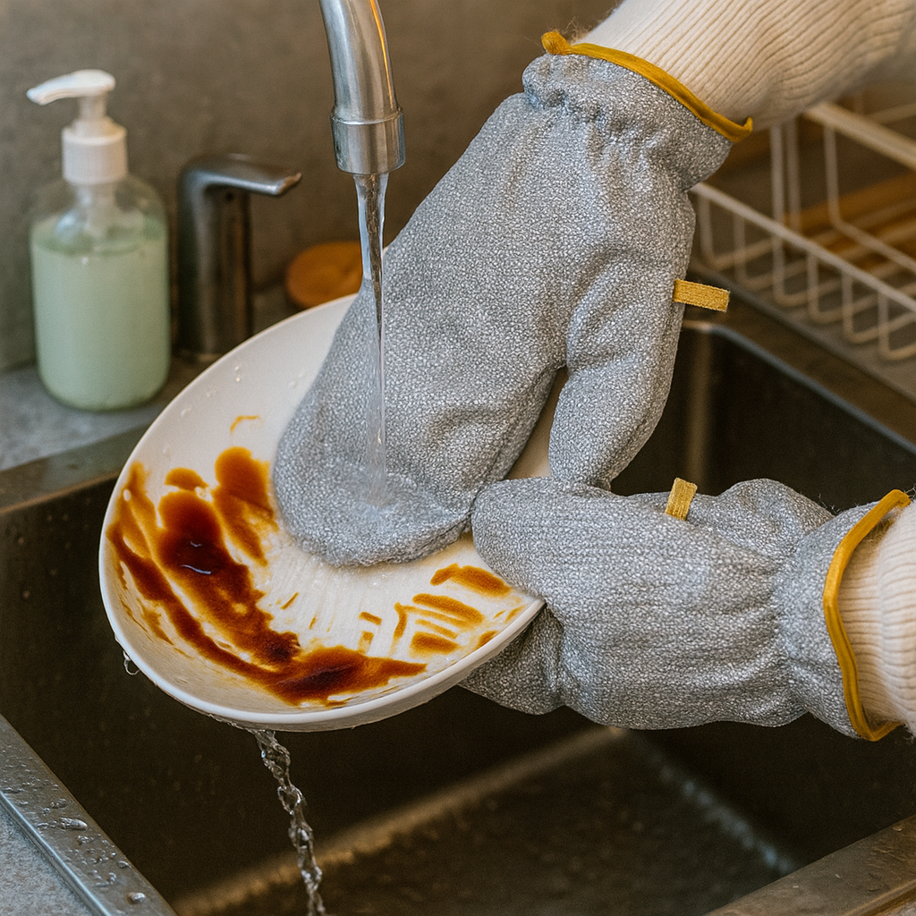 Heavy Duty Steel Wire Dishwashing Gloves: The Unique & Useful Gift for Effortless Cleaning
