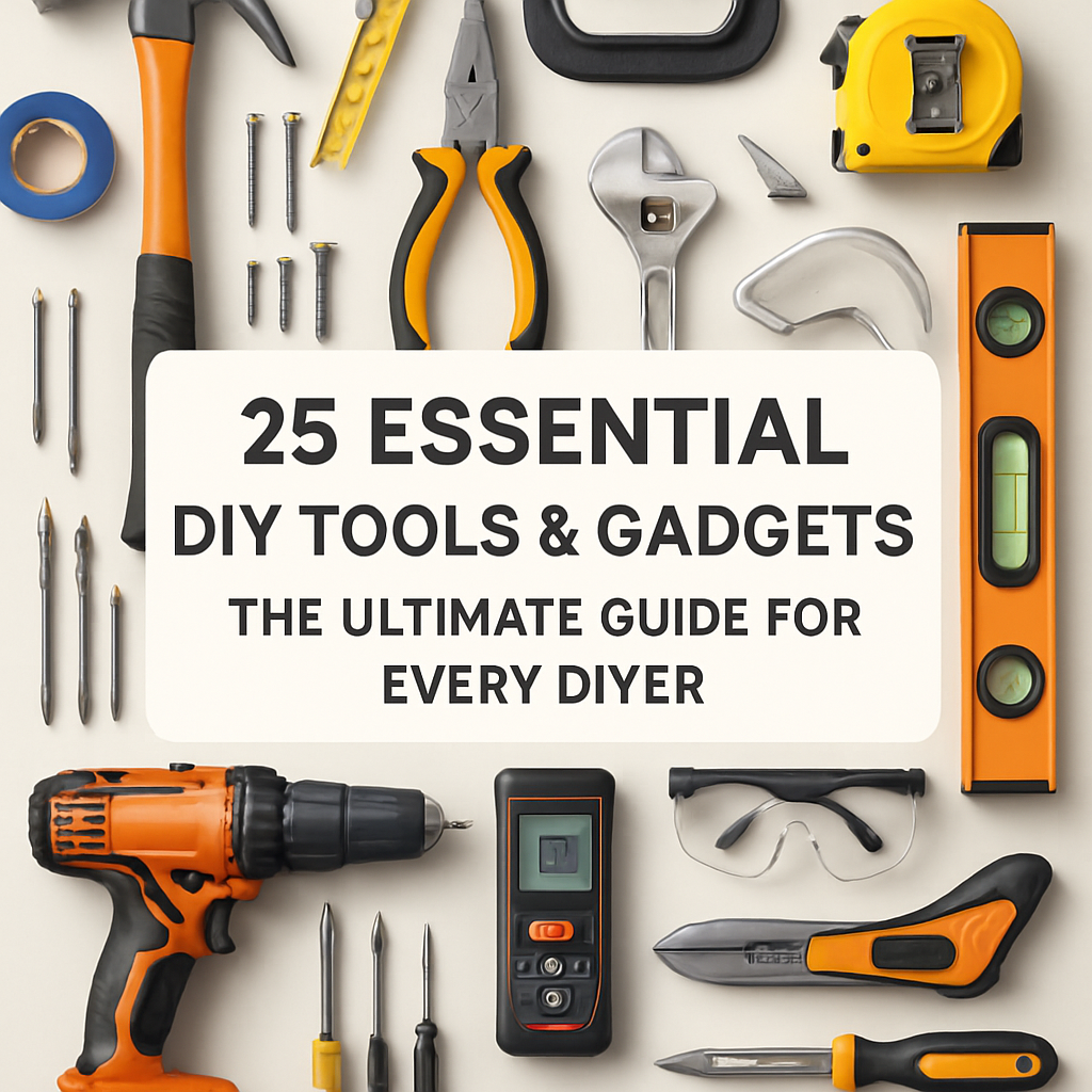 25 Essential DIY Tools & Gadgets: The Ultimate Guide for Every DIYer