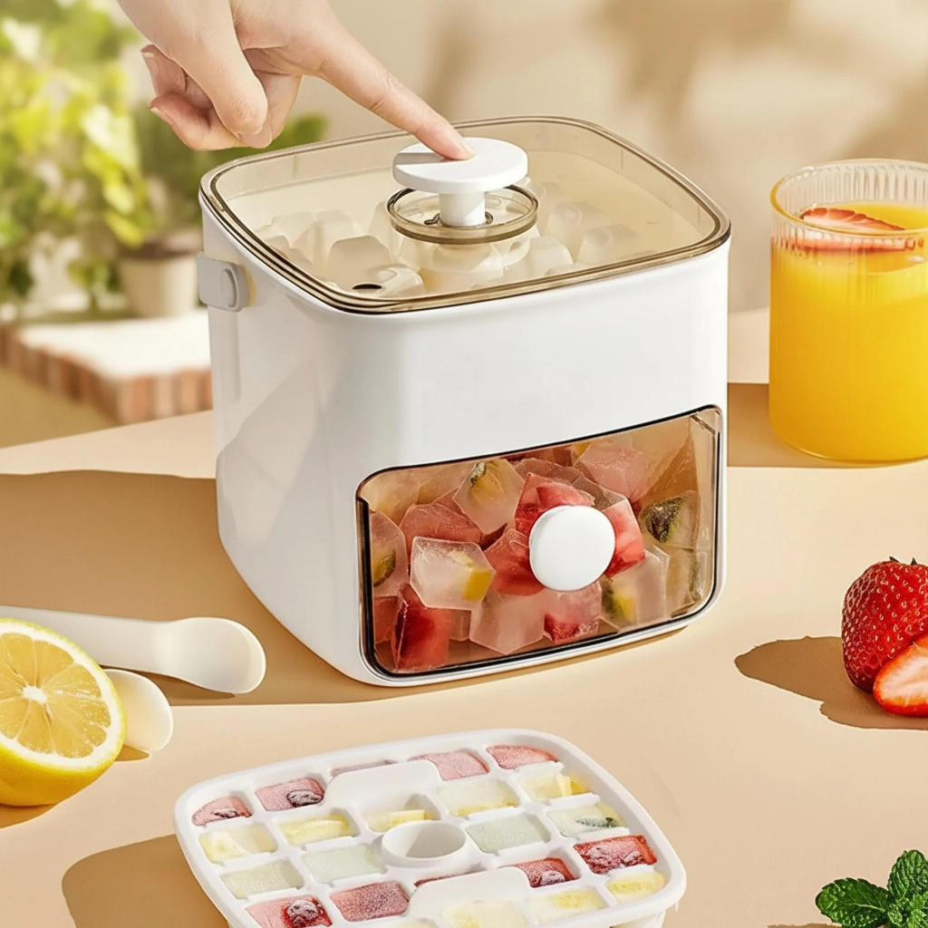 Easy Pop Out Ice Cube Maker Box: The Ultimate Kitchen Gadget & Unique Gift Idea