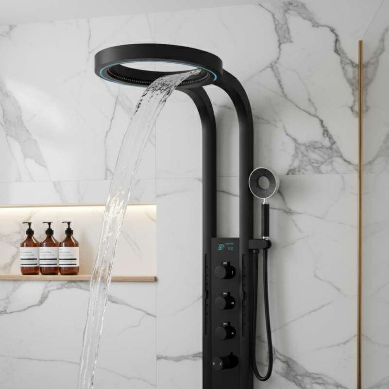 Transform Your Bathroom: The LED Rainfall Shower System as the Ultimate Luxury Gift