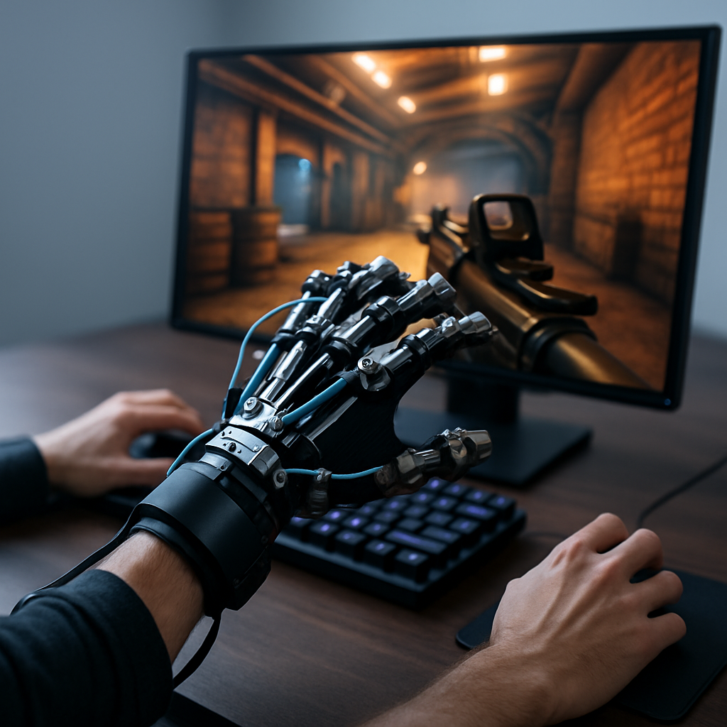 Robotic Exoskeleton: Revolutionizing Gaming Aim with Ultimate Precision