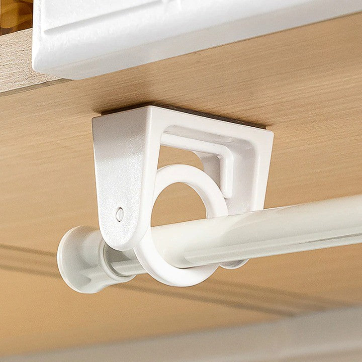 Drill-Free Rod Holder: The Perfect Gift for Damage-Free Home Organization