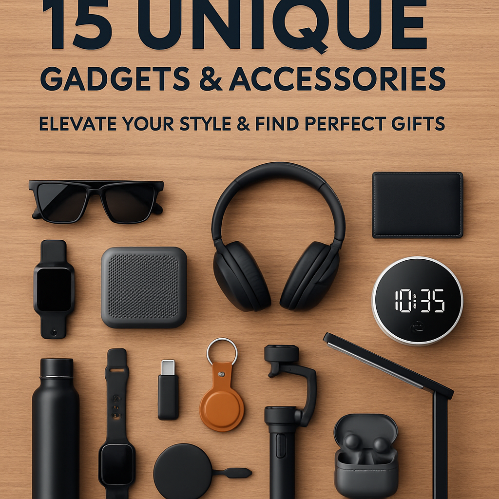 15 Unique Gadgets & Accessories: Elevate Your Style & Find Perfect Gifts