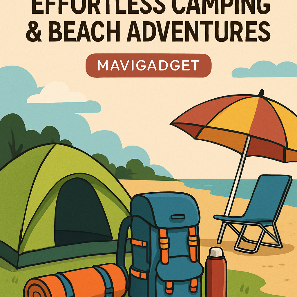 Mavigadget’s Essential Gear for Effortless Camping & Beach Adventures