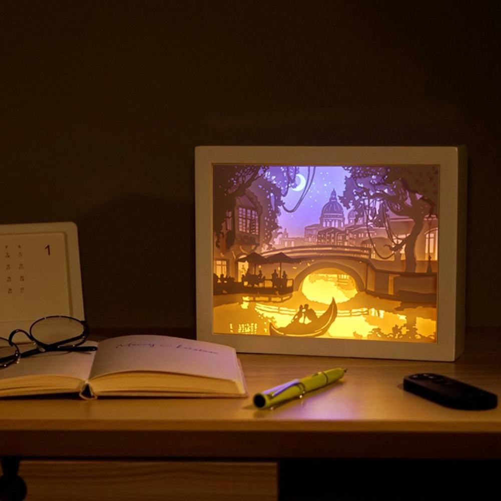 Discover the Unique 3D Paper Light Box: The Perfect Gift & Artistic Night Light