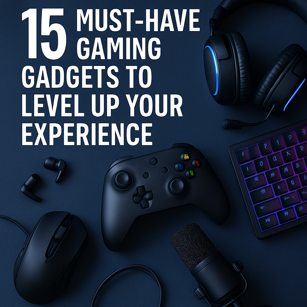 15 Must-Have Gaming Gadgets to Level Up Your Experience
