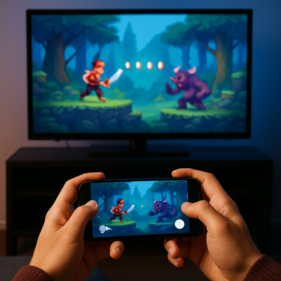 Netflix TV Gaming: Play with Your Phone as a Controller