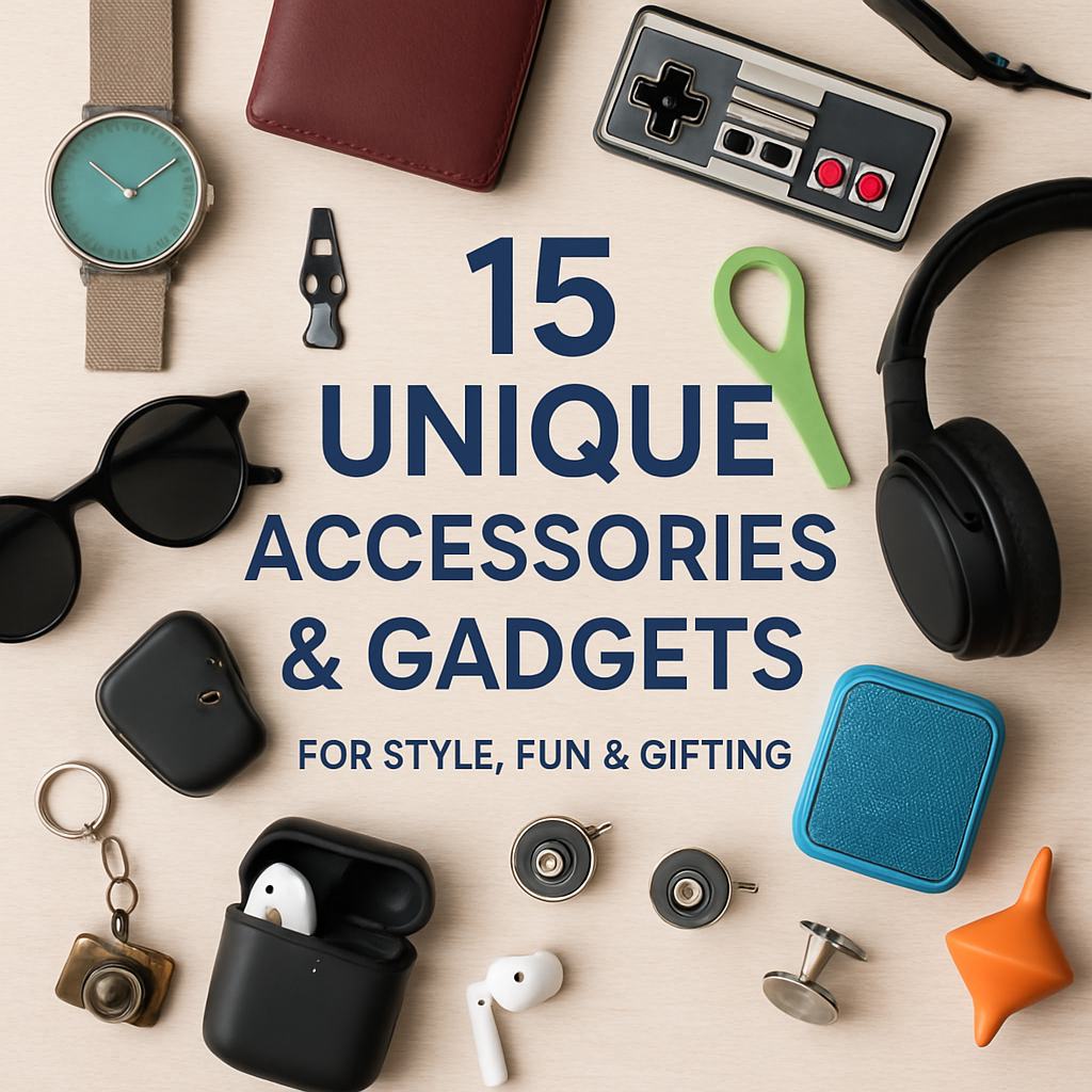 15 Unique Accessories & Gadgets for Style, Fun & Gifting