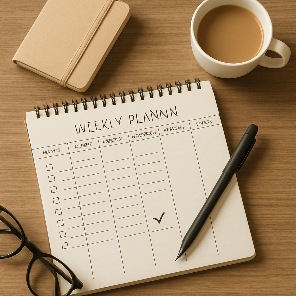 The Simple Weekly Planning Method That Actually Gets Things Done