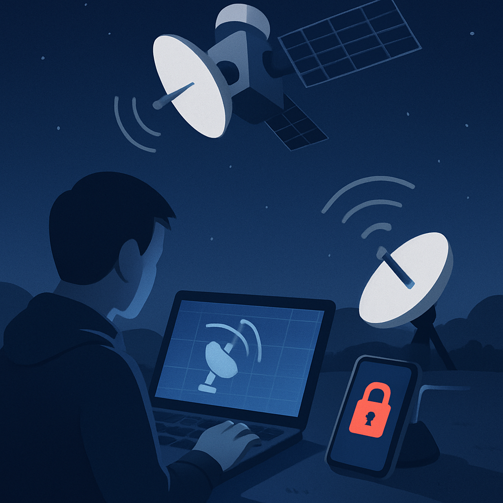 Your Data in Space: How Everyday Devices Intercept Unencrypted Satellite Communications