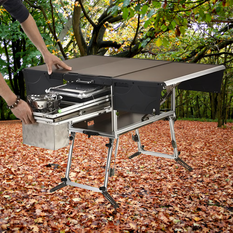 The Ultimate Camping Foldable Kitchen Station: Perfect Gift for Outdoor Lovers