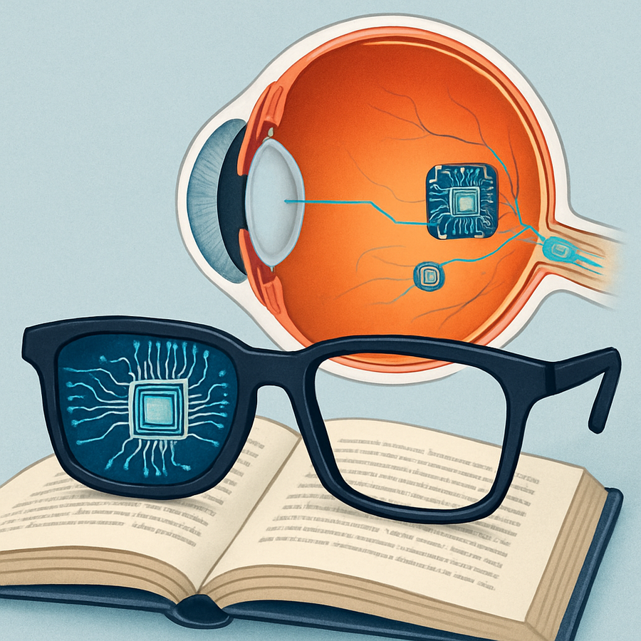 AI-Powered Eye Implants: Restoring Natural Reading Vision for Presbyopia