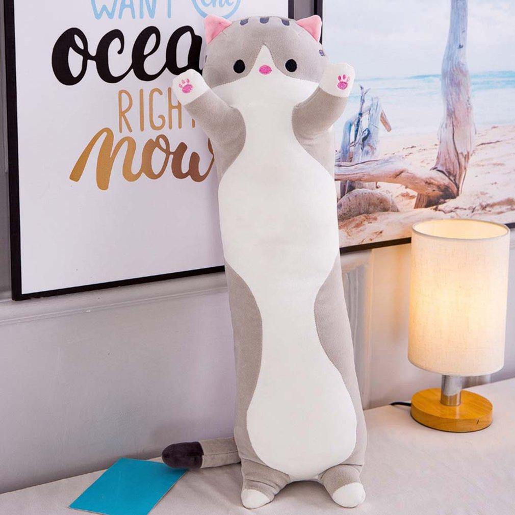 Cute Cat Long Plush Pillow: Your New Favorite Cozy & Unique Gift