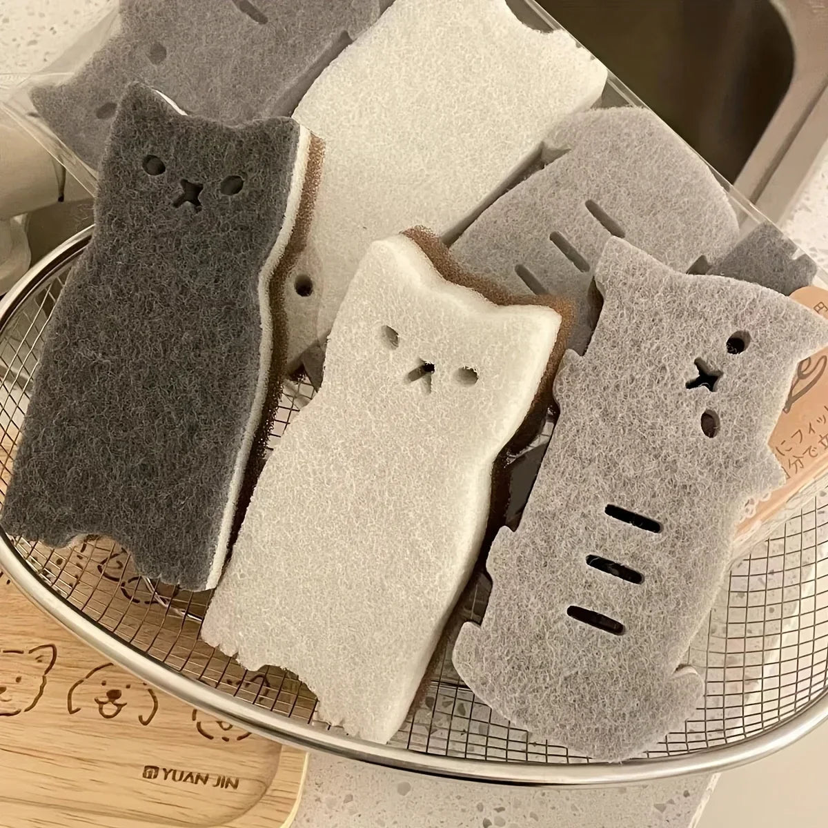 Mini Cat Multi-Purpose Sponge: The Quirky Gift That Makes Cleaning Fun