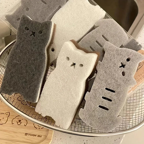 Mini Cat Multi-Purpose Sponge: The Quirky Gift That Makes Cleaning Fun