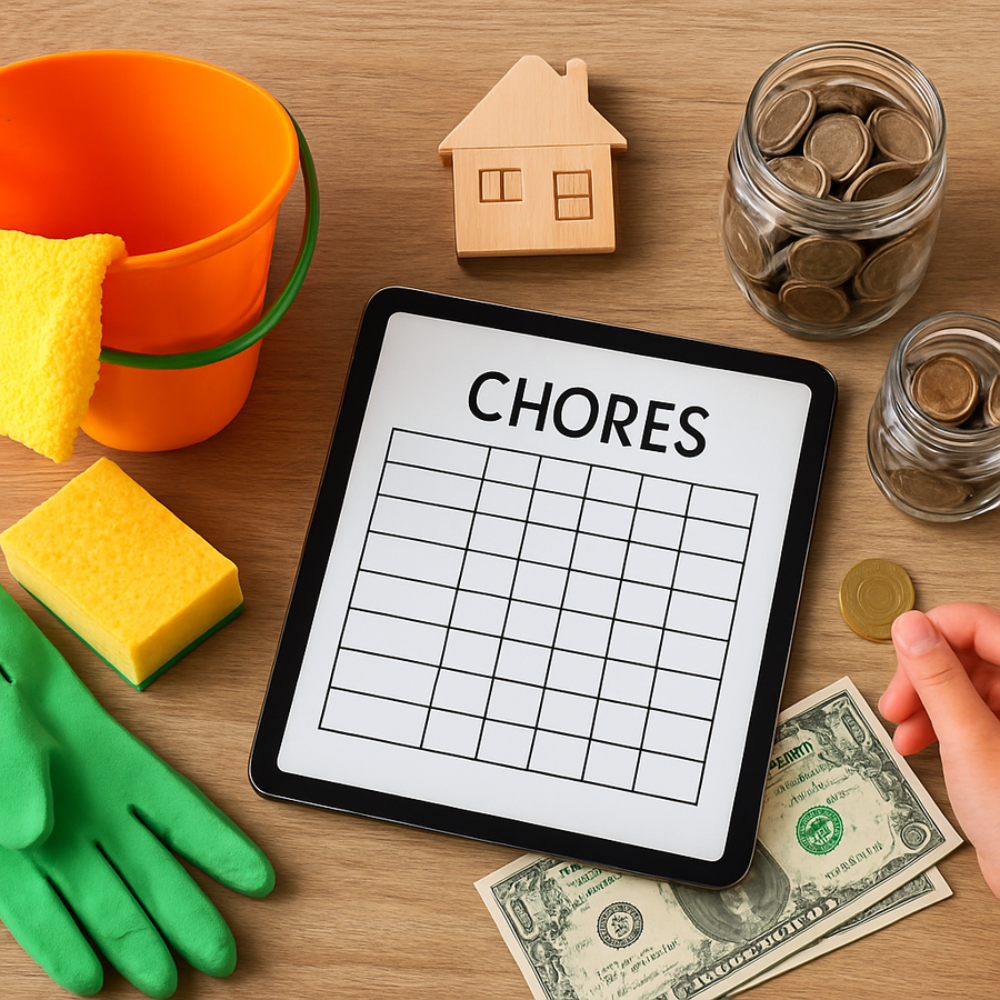 Raise Money-Smart Kids: Your Step-by-Step Guide to Chores & Financial Responsibility