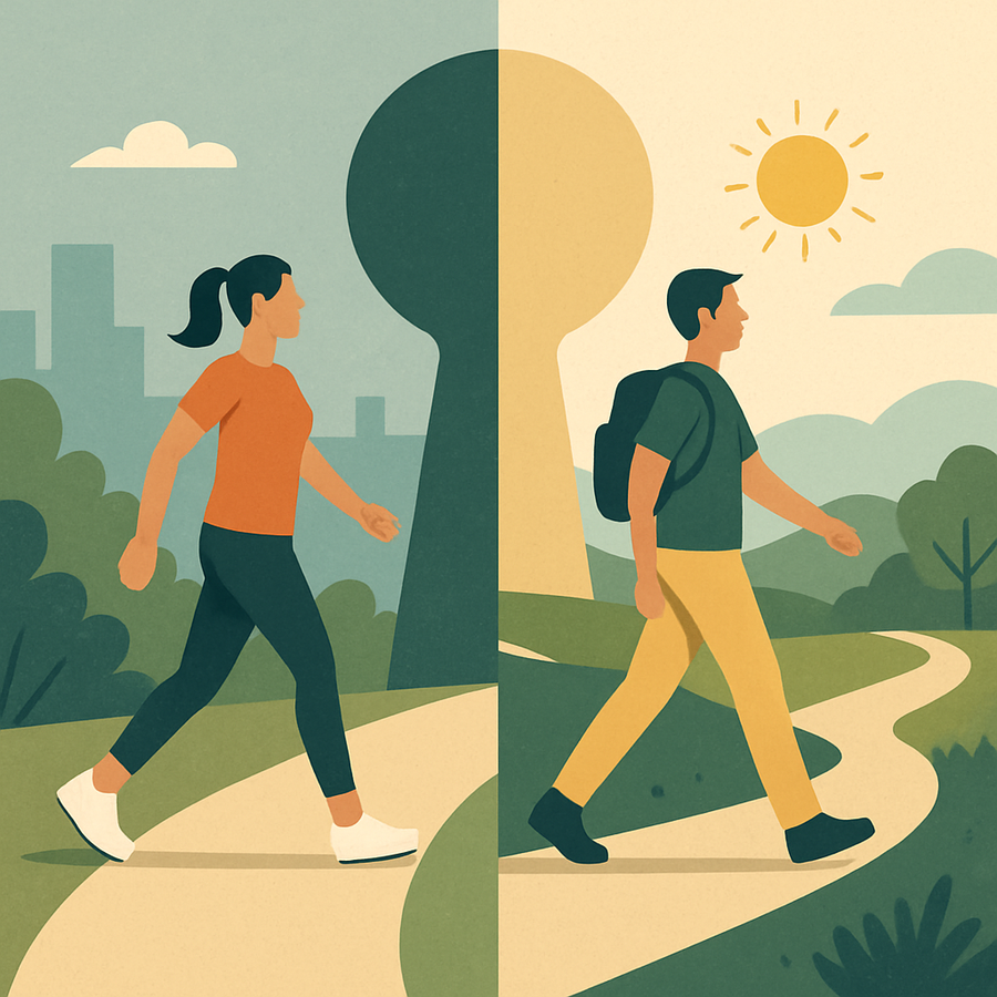 Unlock Optimal Health: The Combined Power of Short & Long Walks