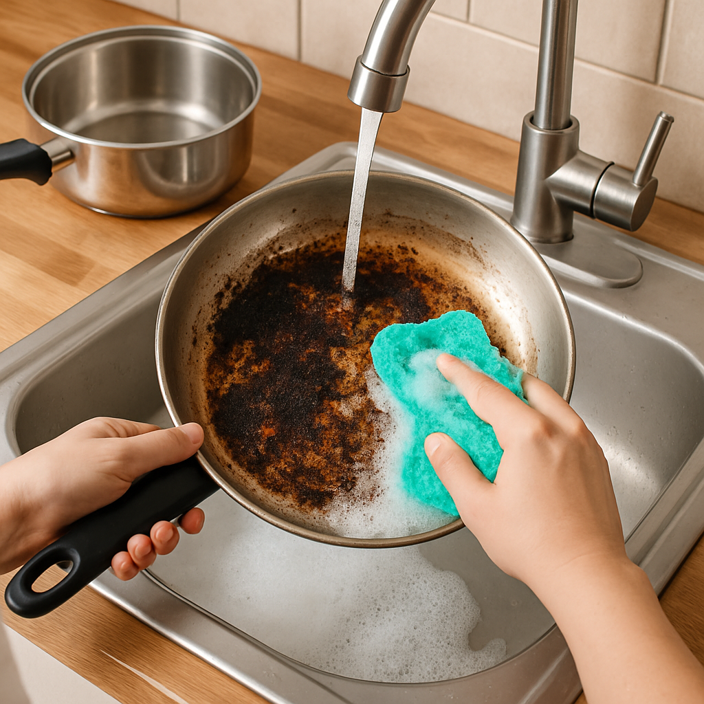 From Scorched to Sparkling: Your Easy Guide to Cleaning Burnt Pots & Pans