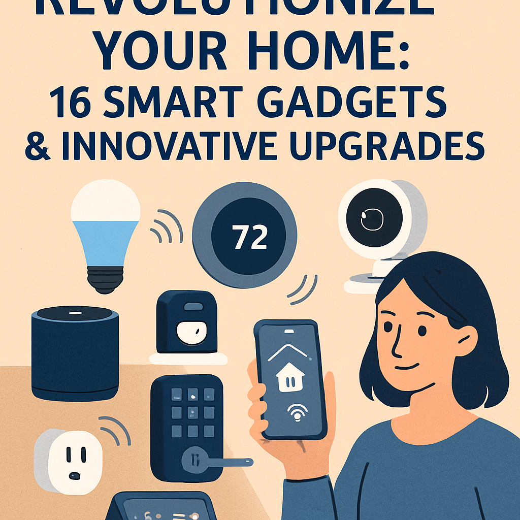 Revolutionize Your Home: 16 Smart Gadgets & Innovative Upgrades