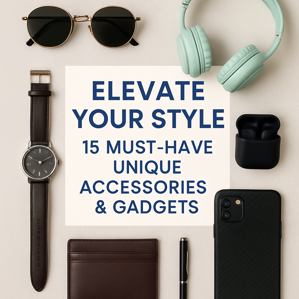 Elevate Your Style: 15 Must-Have Unique Accessories & Gadgets
