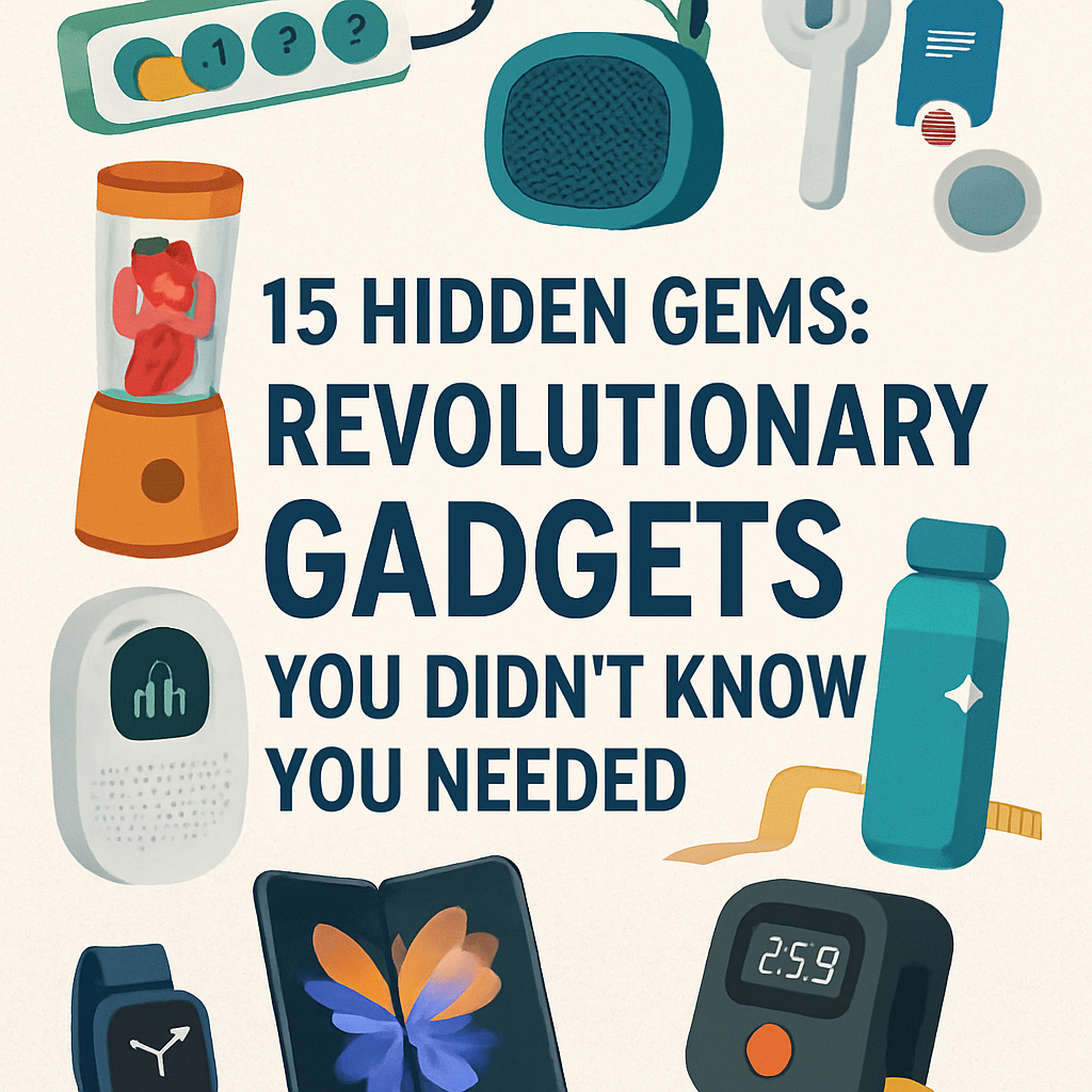 15 Hidden Gems: Revolutionary Gadgets You Didn’t Know You Needed