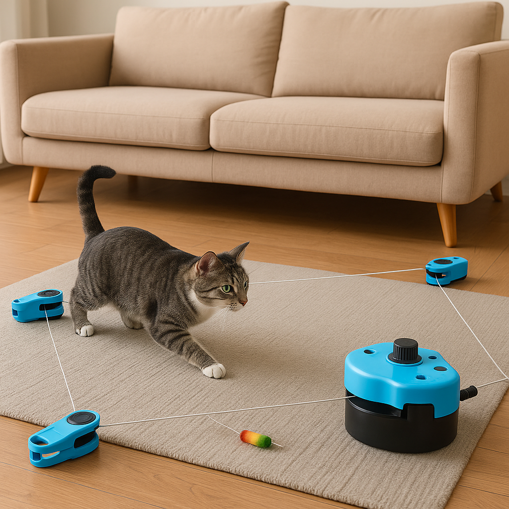 The Cat Chaser: The Perfect Automatic Toy & Unique Gift for Happy, Active Cats