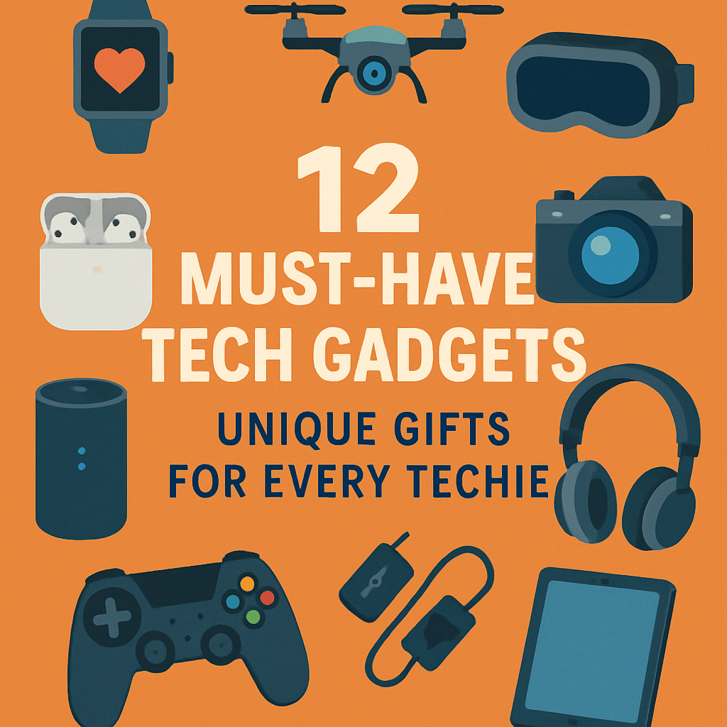 12 Must-Have Tech Gadgets: Unique Gifts for Every Techie