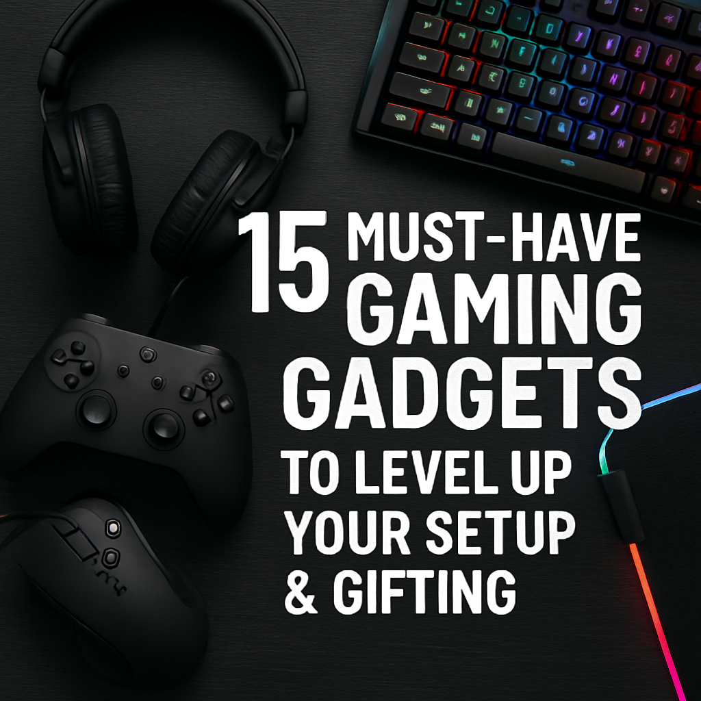 15 Must-Have Gaming Gadgets to Level Up Your Setup & Gifting