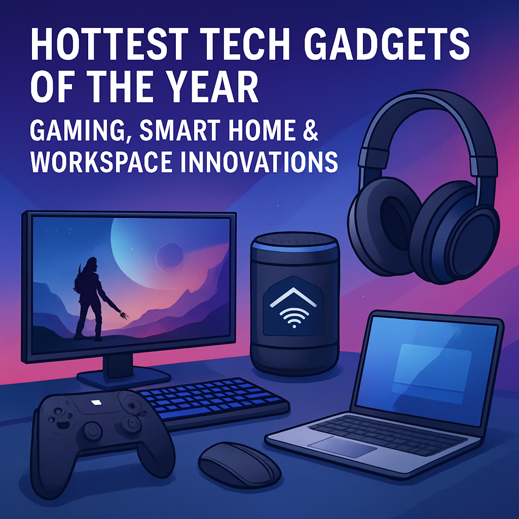Hottest Tech Gadgets of the Year: Gaming, Smart Home & Workspace Innovations