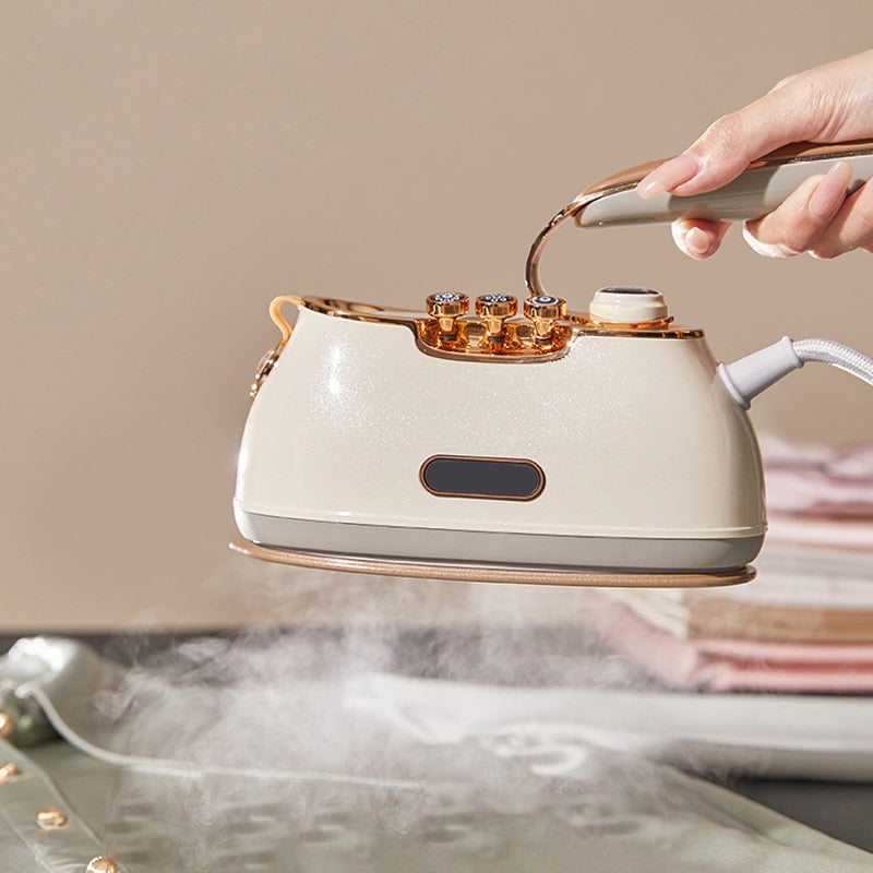 Retro Portable Handheld Steam Iron: The Perfect Unique Gift for Style on the Go