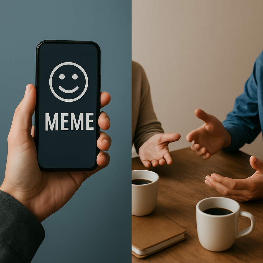 Ditch the Memes: A Practical Guide to Real Conversations & Deeper Connections