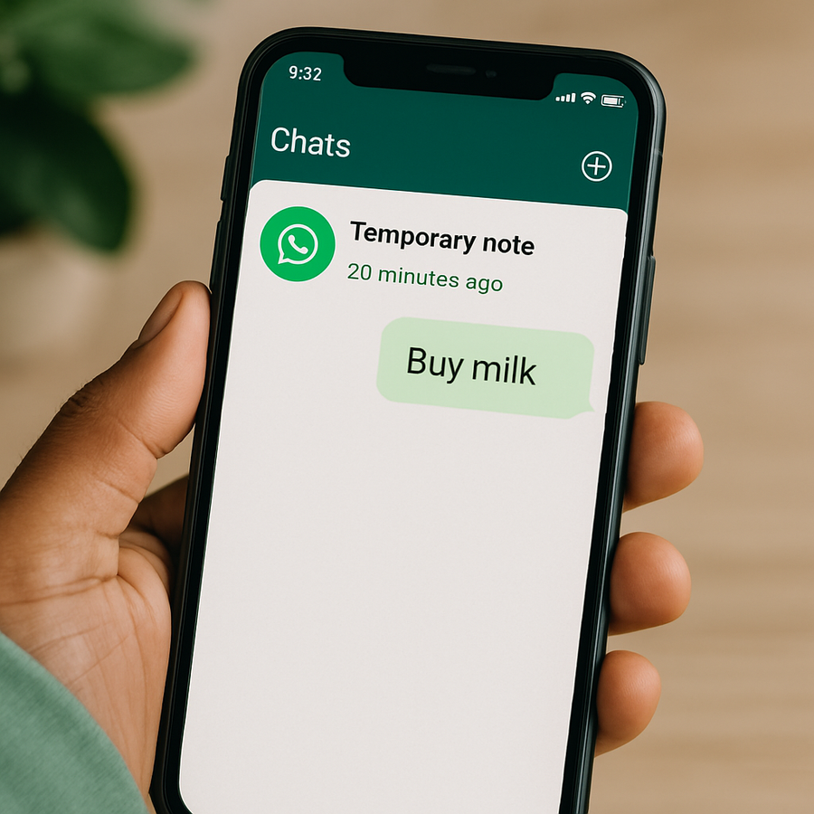 WhatsApp’s New Chat Notes Feature: Quick Temporary Text Updates