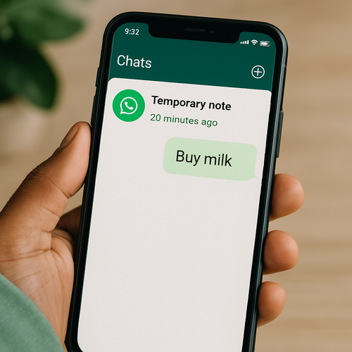 WhatsApp’s New Chat Notes Feature: Quick Temporary Text Updates